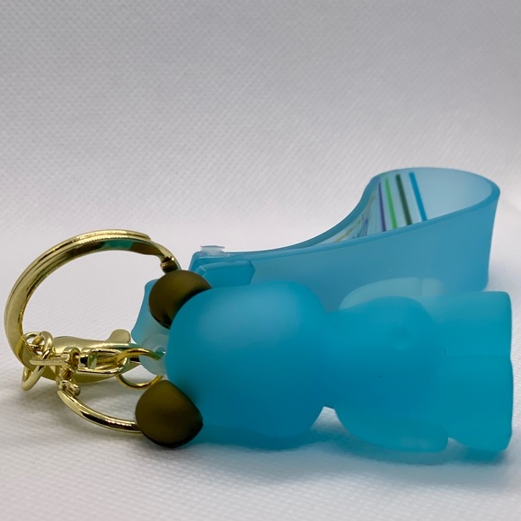 Keychain Charm Superhero Blue Bear Supreme airpod case charm cute charm keyring - Picture 6 of 7
